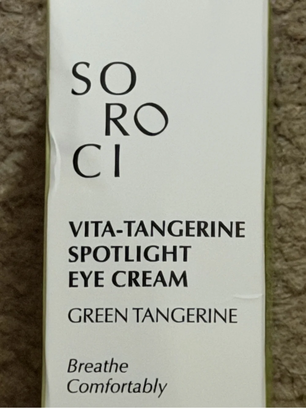 Soroci Vita-Tangerine Spotlight Eye Cream New in Package